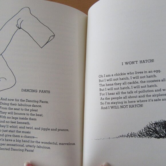 WHERE THE SIDEWALK ENDS Shel Silverstein 25th Anniversary Edition (HC 2000 & CD) - Picture 6 of 7